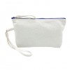 Canvas Cosmetic Bag Blue